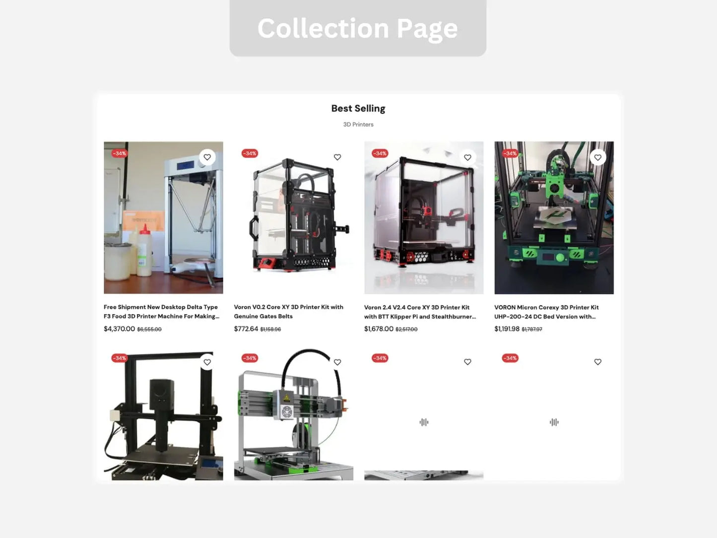 3D Printer Shopify Premium Dropship Store & Ecommerce Website The Stores Project