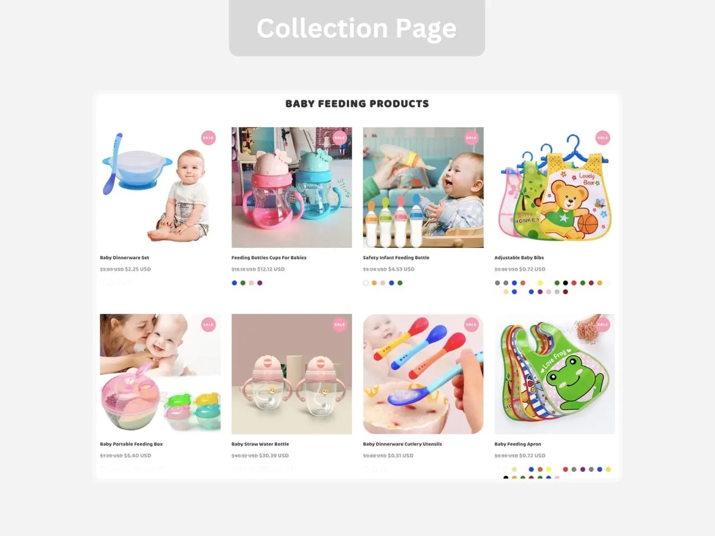 Baby Clothes Shopify Starter Dropship Store & Ecommerce Website The Stores Project