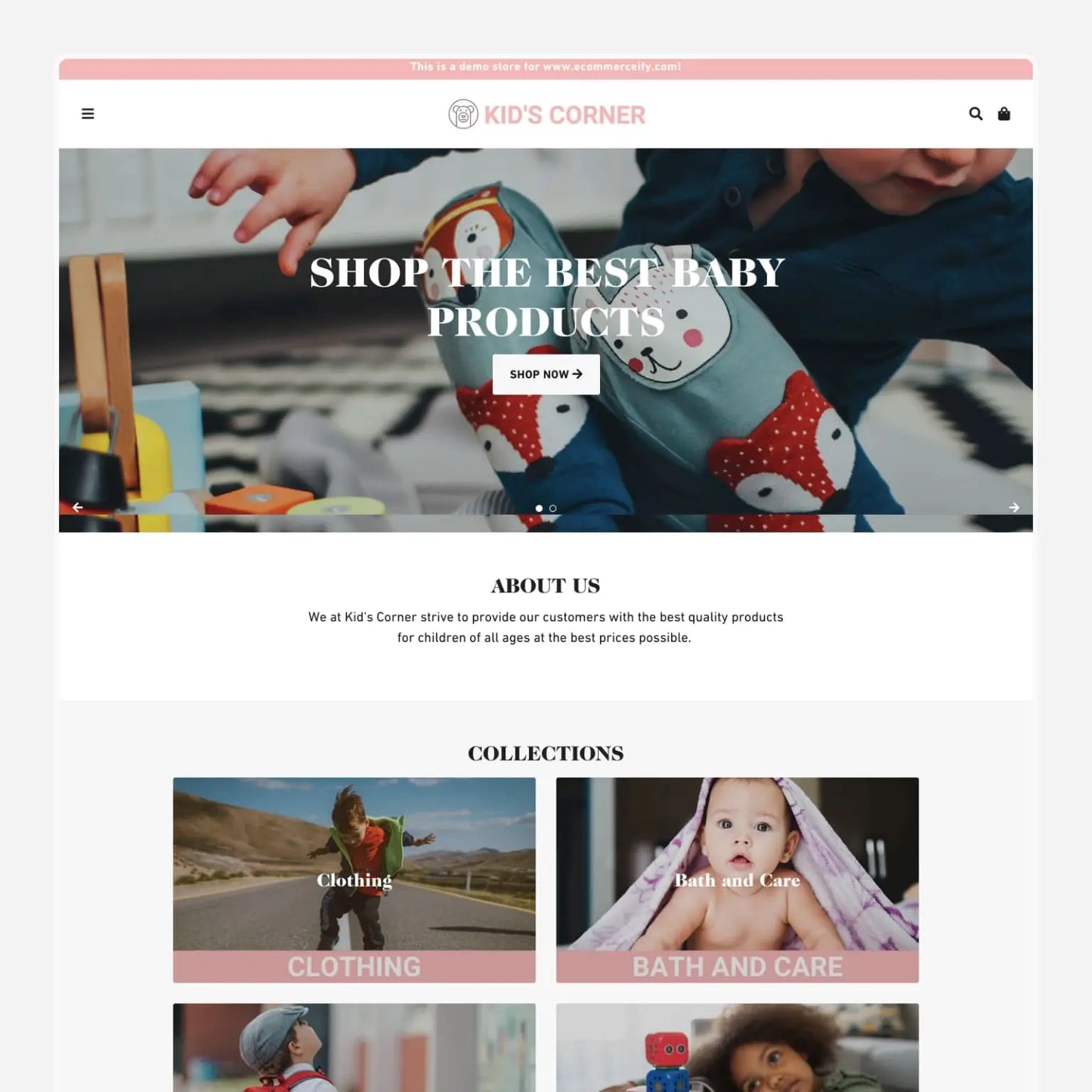 Baby Products Shopify Exclusive Dropship Store & Ecommerce Website The Stores Project