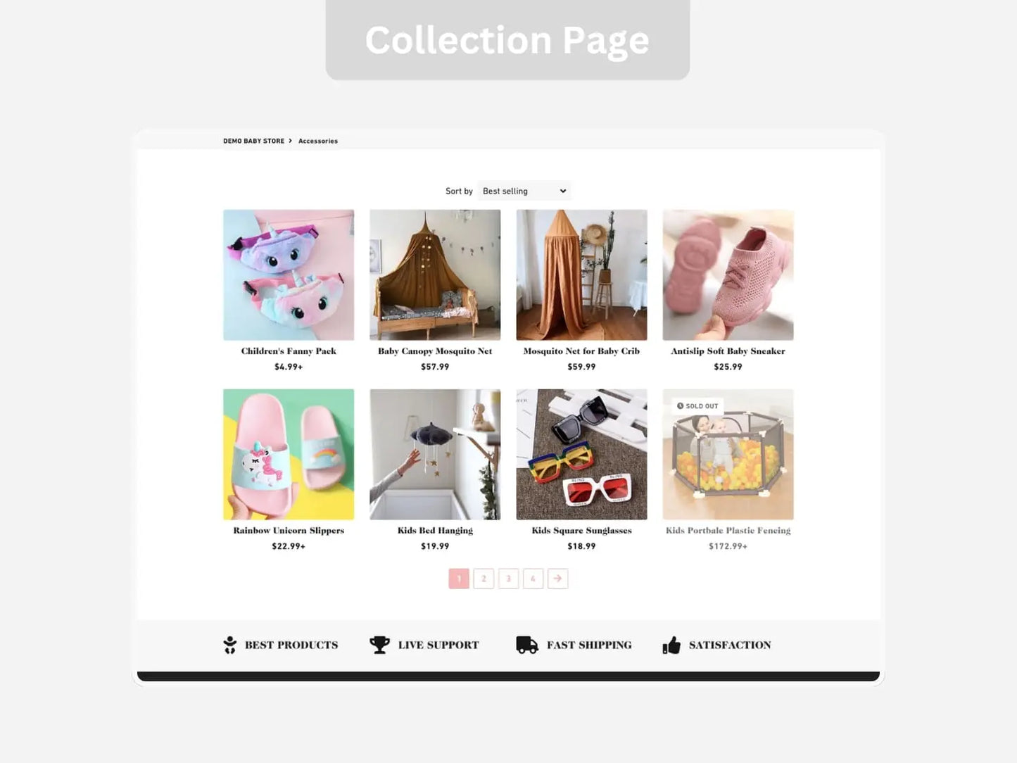 Baby Products Shopify Exclusive Dropship Store & Ecommerce Website The Stores Project