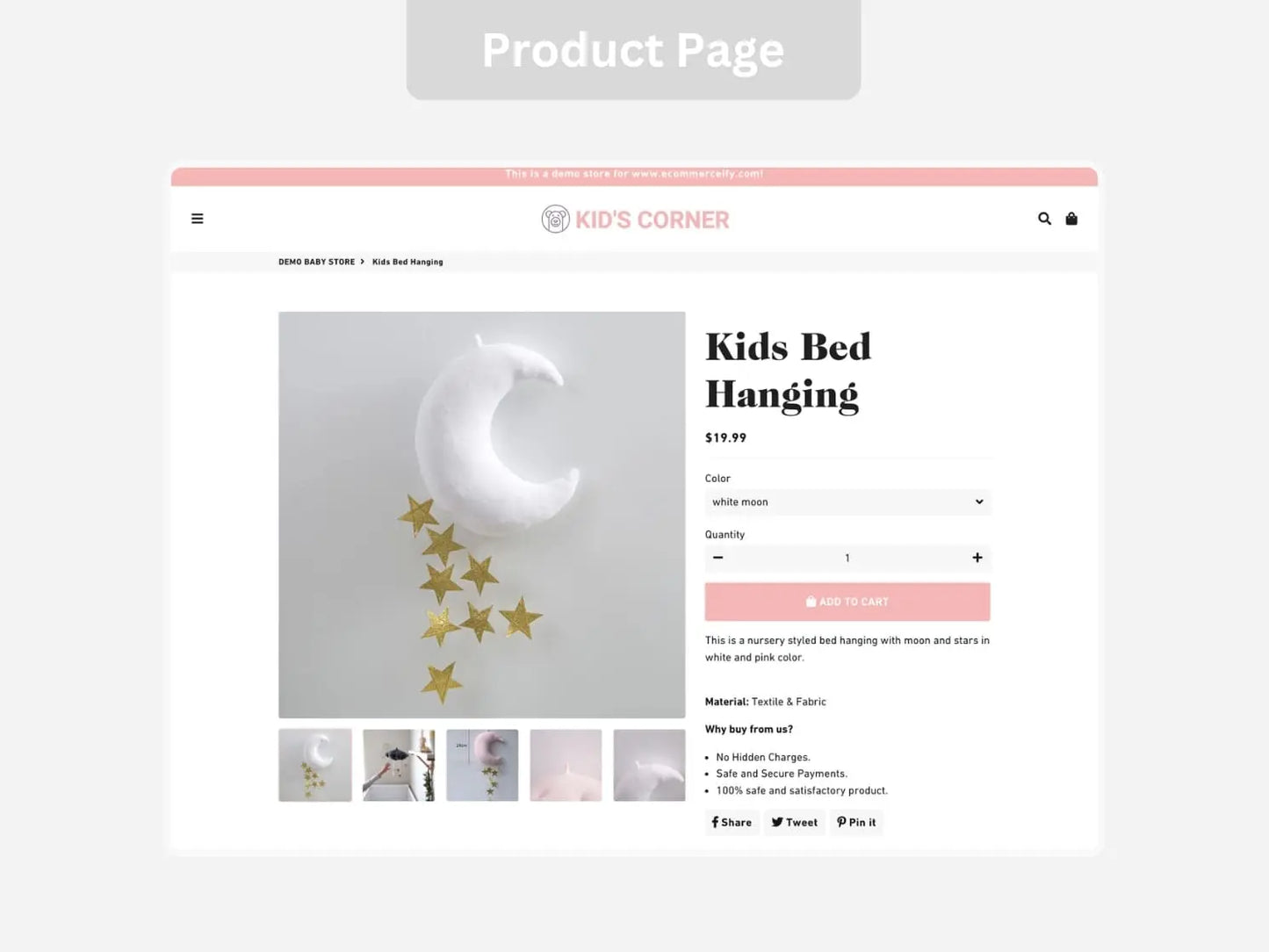Baby Products Shopify Exclusive Dropship Store & Ecommerce Website The Stores Project