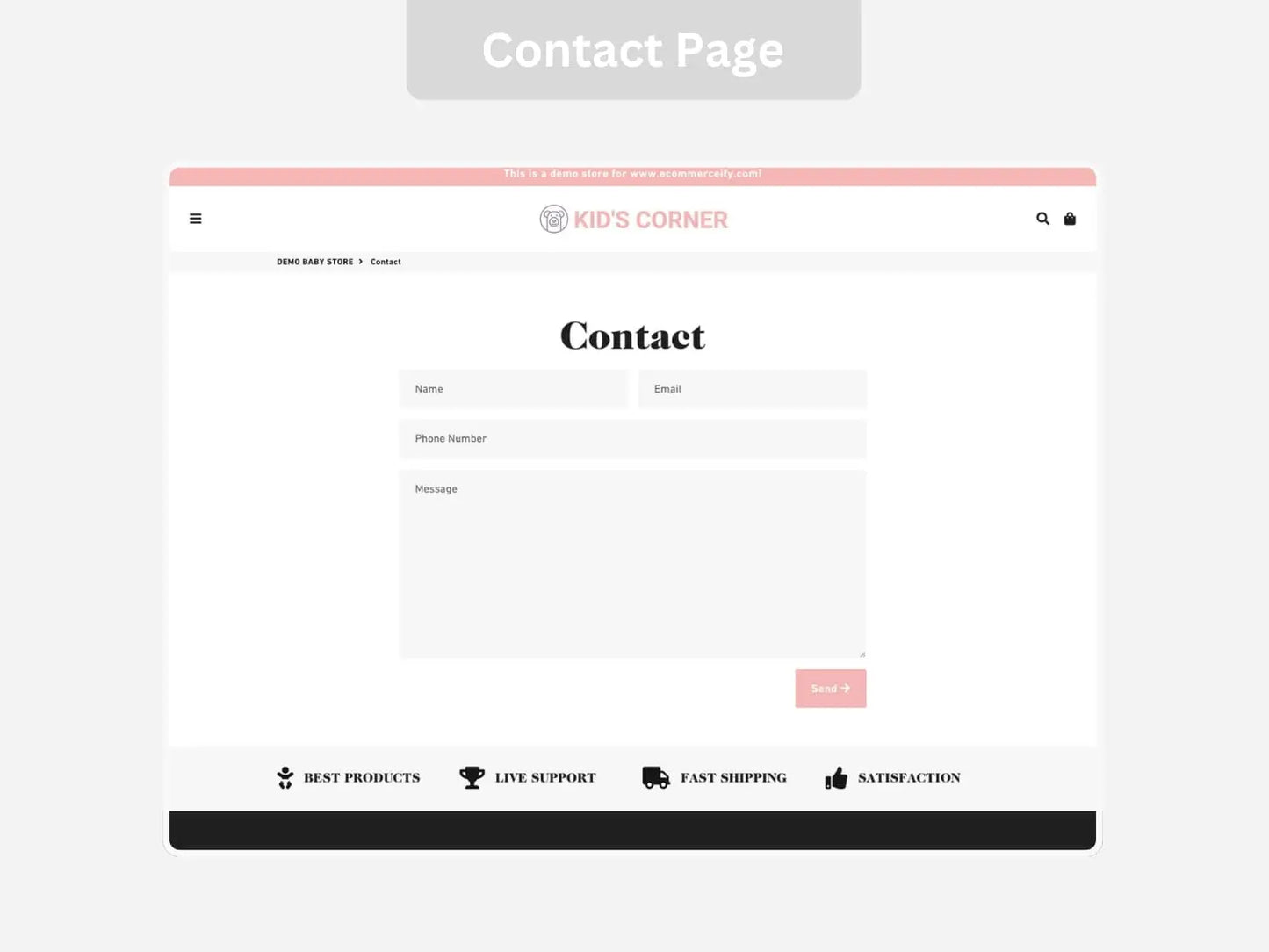 Baby Products Shopify Exclusive Dropship Store & Ecommerce Website The Stores Project