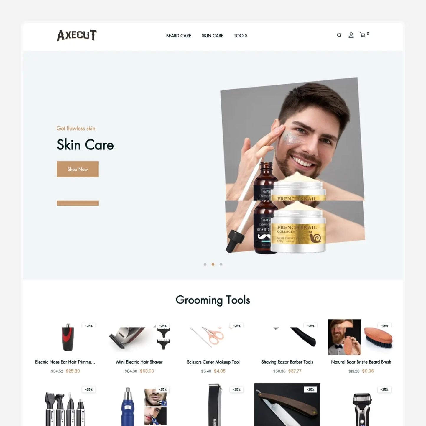 Beard Shopify Starter Dropship Store & Ecommerce Website The Stores Project