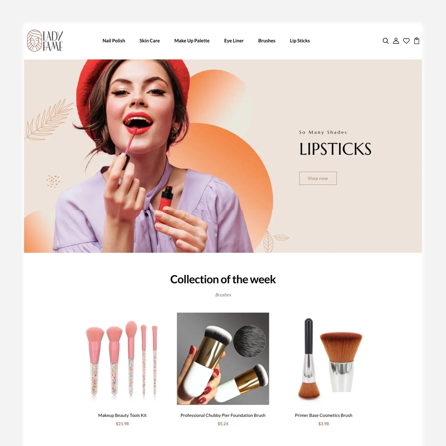 Beauty Define Shopify Starter Dropship Store & Ecommerce Website The Stores Project