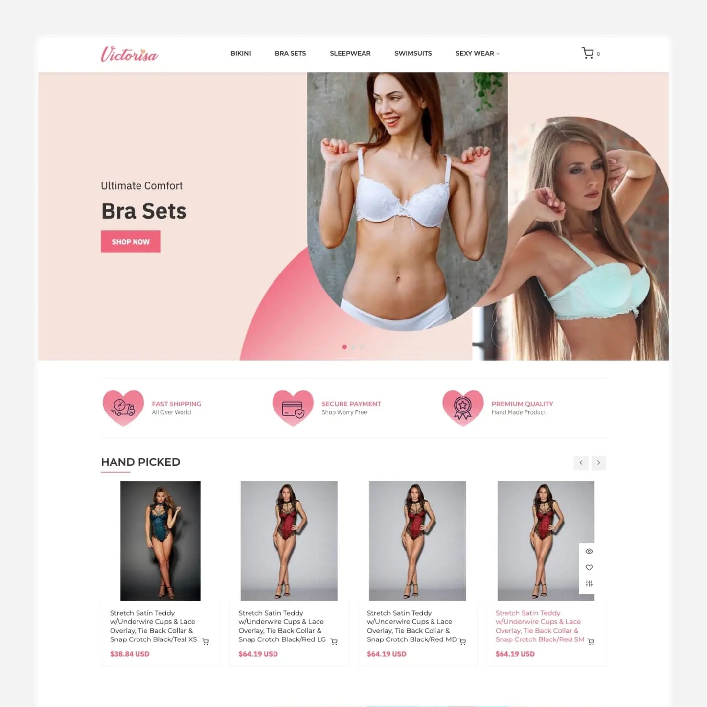 Bikini Shopify Premium Dropship Store & Ecommerce Website The Stores Project