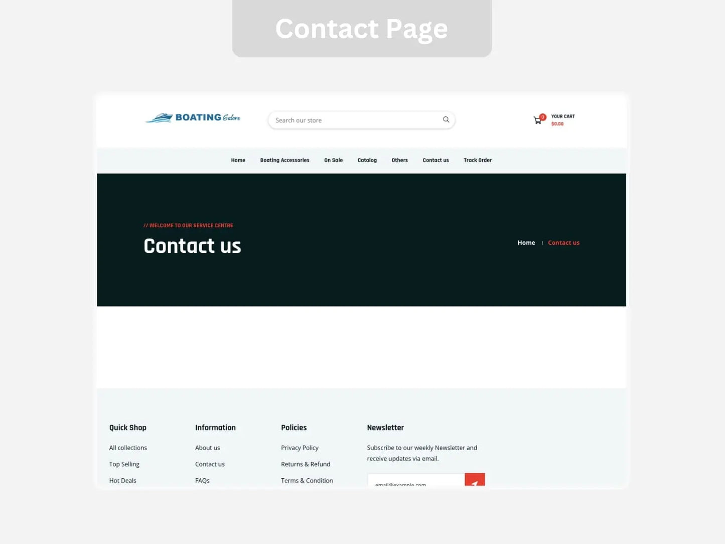 Boating Accessories Shopify Starter Dropship Store & Ecommerce Website The Stores Project