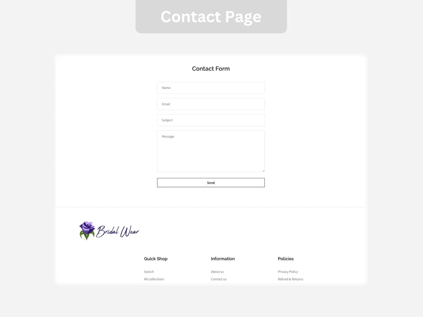 Bridal Wear Shopify Starter Dropship Store & Ecommerce Website The Stores Project