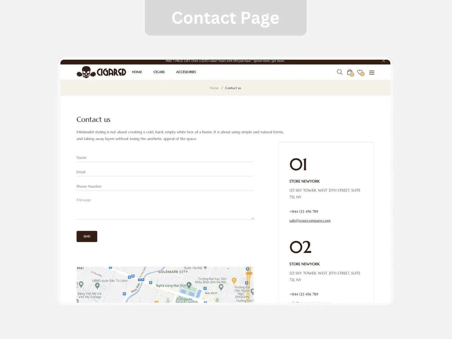 Cigar Accessories Shopify Starter Dropship Store & Ecommerce Website The Stores Project