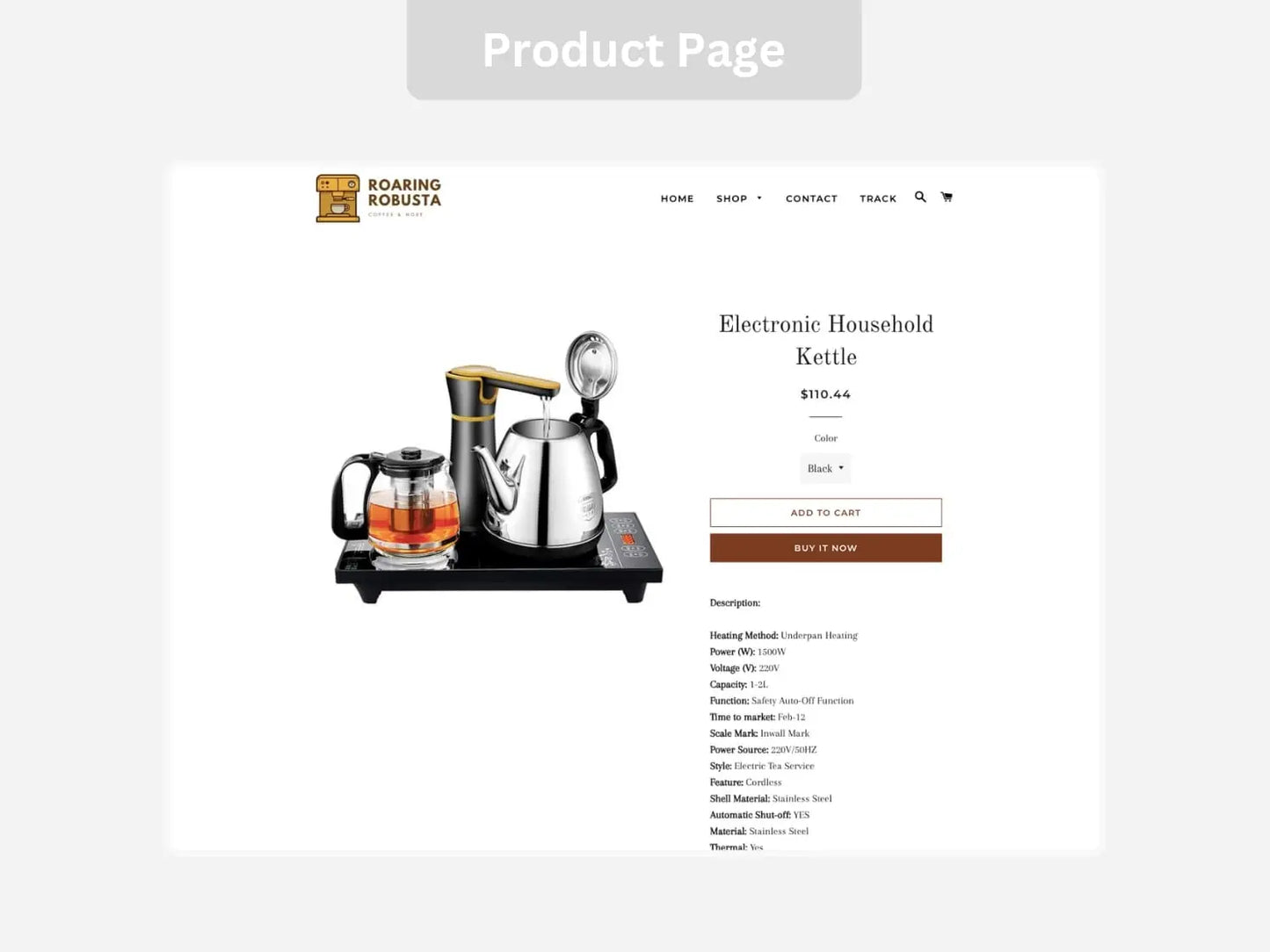 Coffee Shopify Exclusive Dropship Store & Ecommerce Website The Stores Project