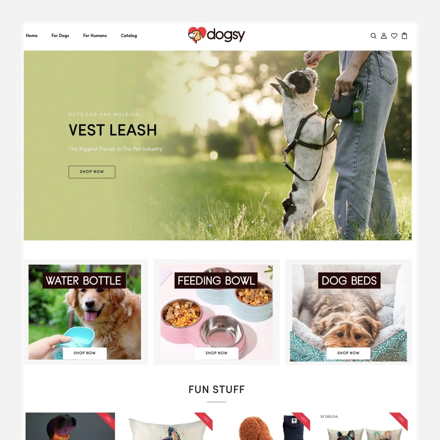 Dog Lover Shopify Starter Dropship Store & Ecommerce Website The Stores Project