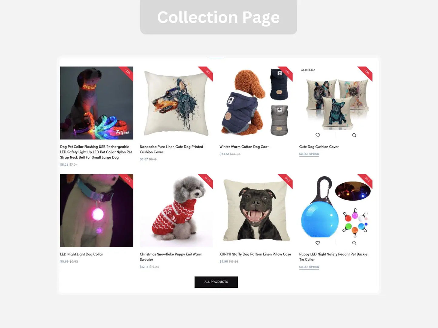 Dog Lover Shopify Starter Dropship Store & Ecommerce Website The Stores Project