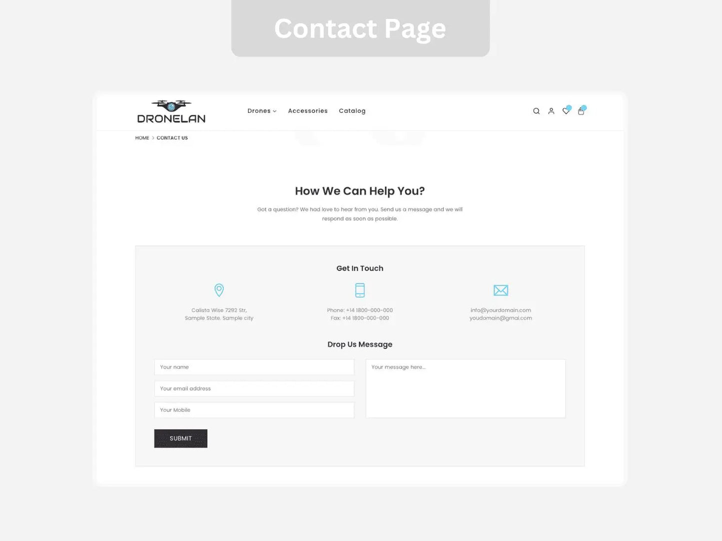 Drone City Shopify Starter Dropship Store & Ecommerce Website The Stores Project