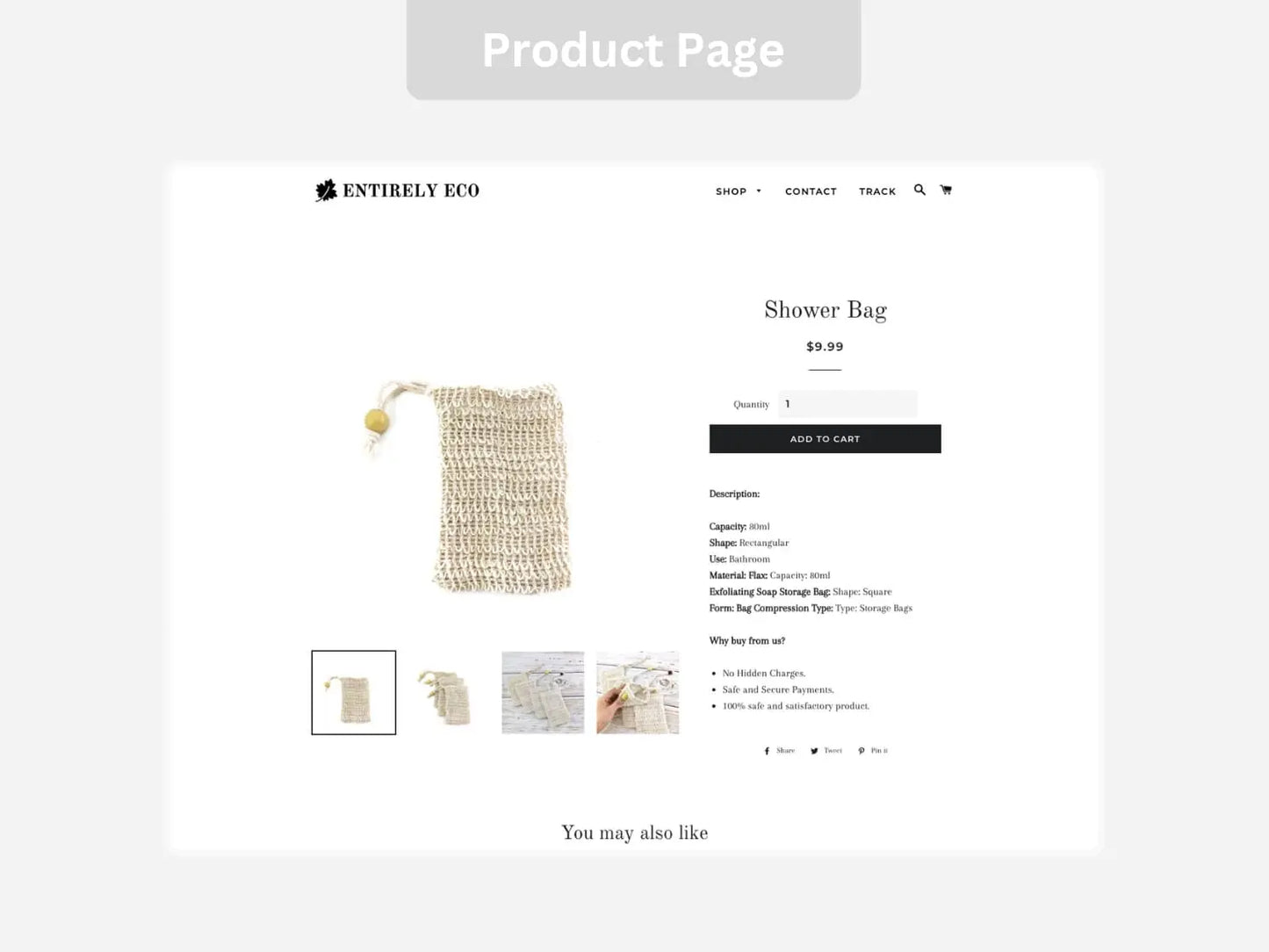 Eco Friendly Shopify Exclusive Dropship Store & Ecommerce Website The Stores Project