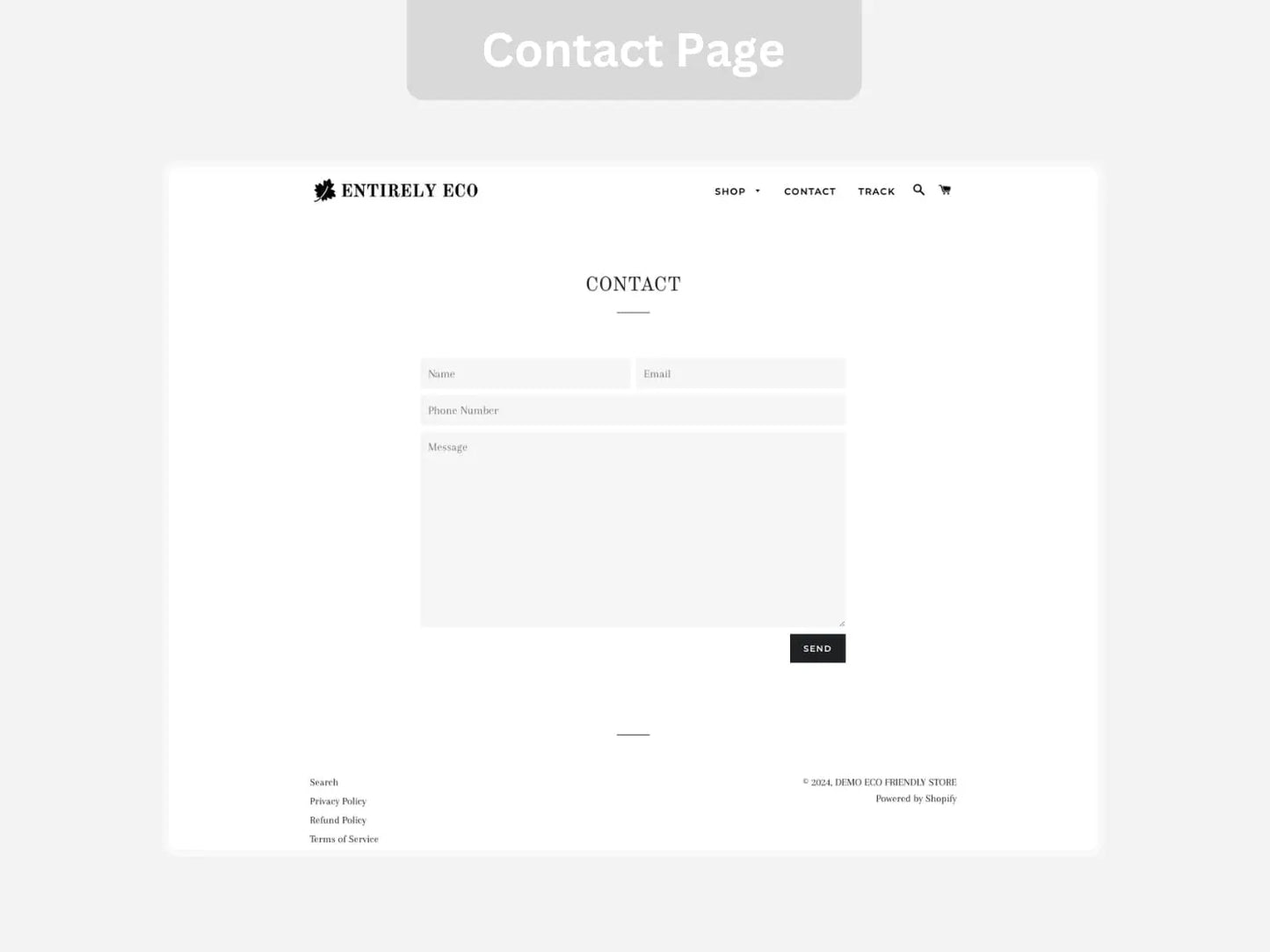 Eco Friendly Shopify Exclusive Dropship Store & Ecommerce Website The Stores Project