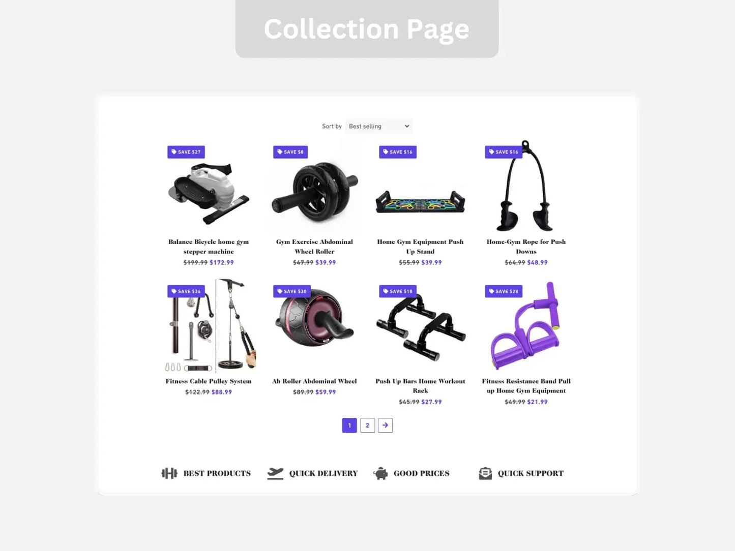 Fitness Shopify Exclusive Dropship Store & Ecommerce Website The Stores Project