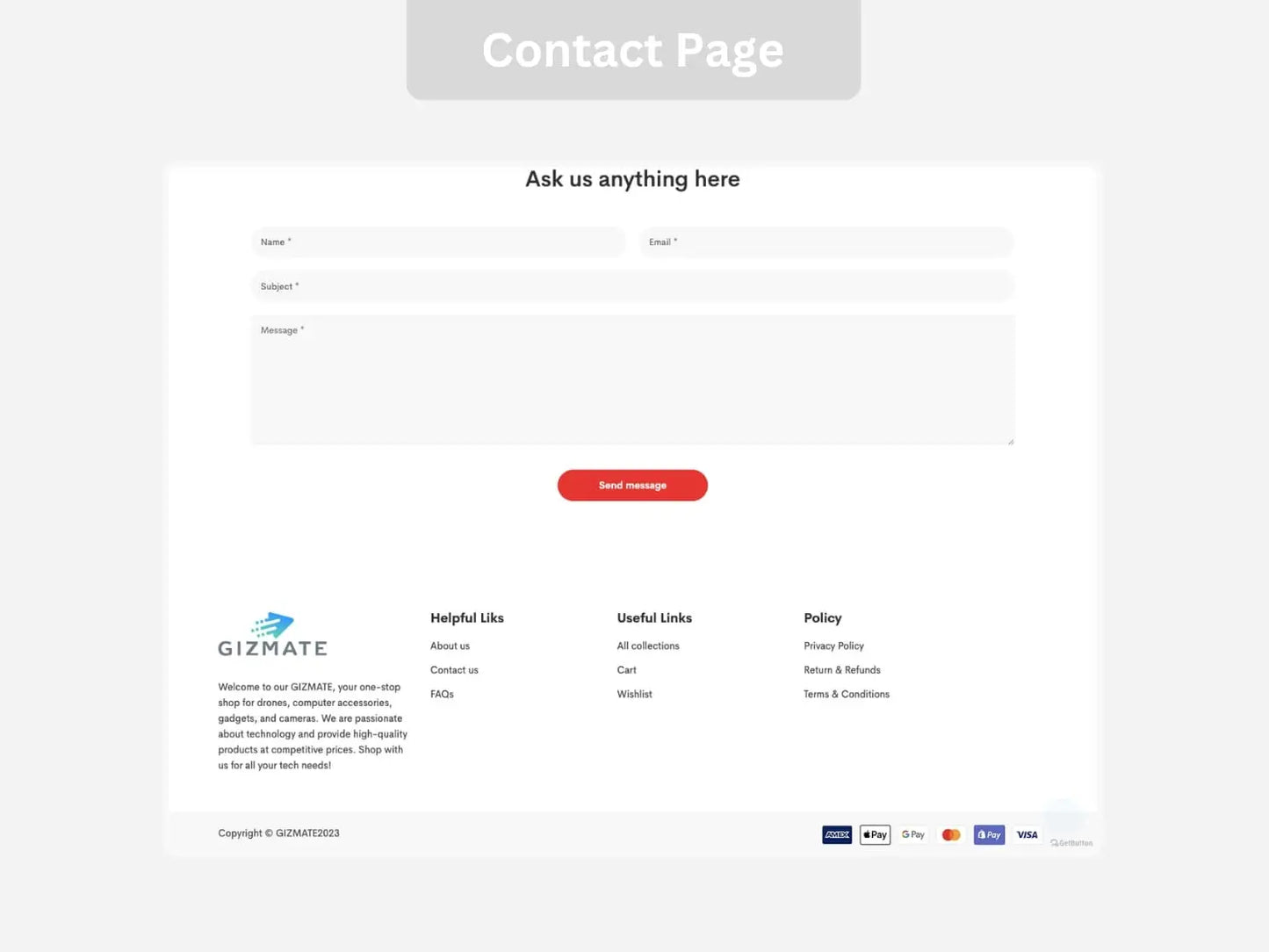 Gadgets Shopify Starter Dropship Store & Ecommerce Website The Stores Project