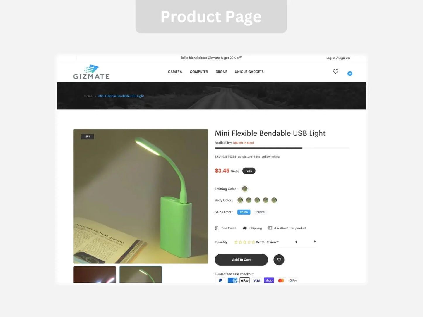 Gadgets Shopify Starter Dropship Store & Ecommerce Website The Stores Project