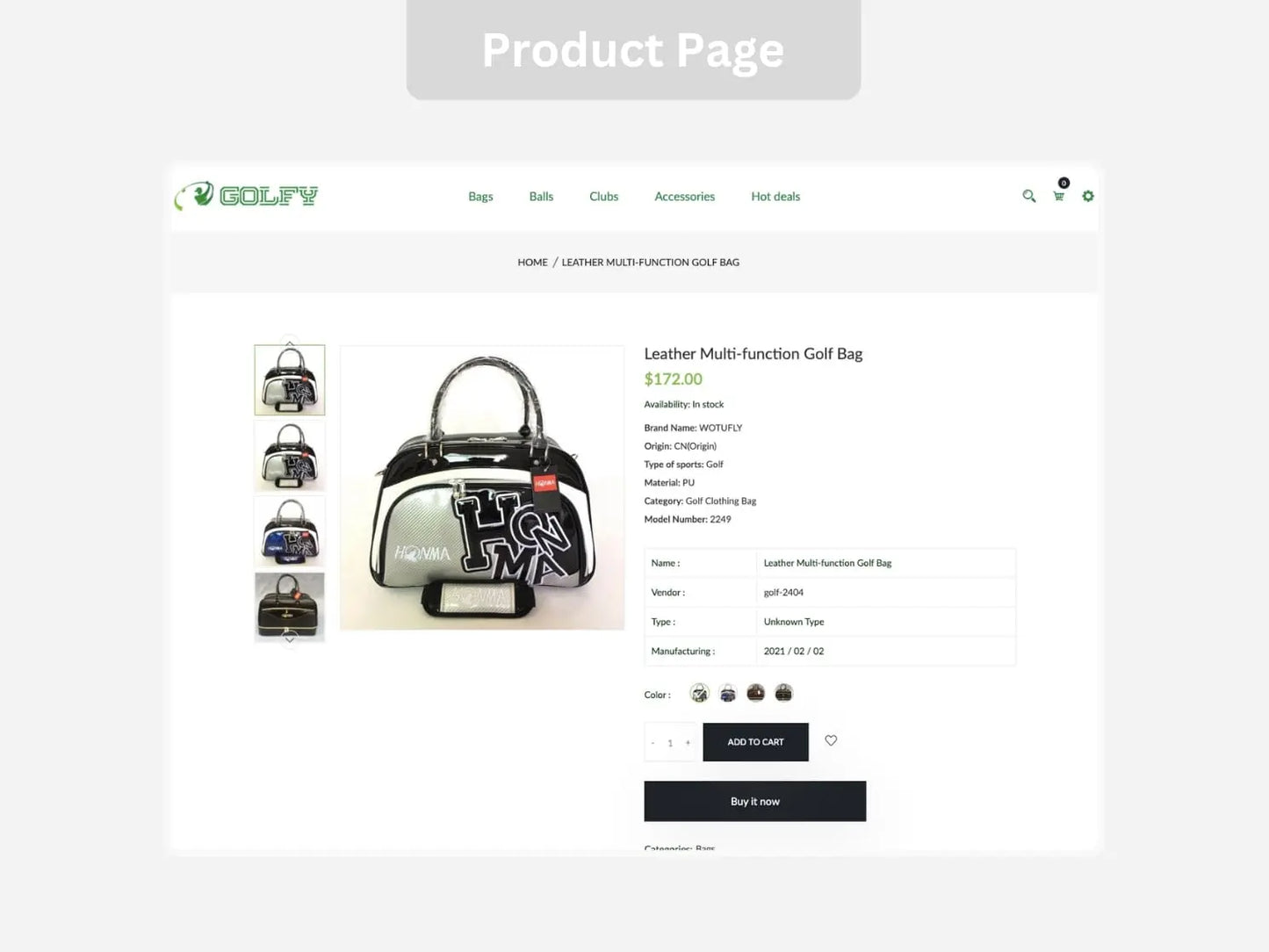 Golf House Shopify Starter Dropship Store & Ecommerce Website The Stores Project