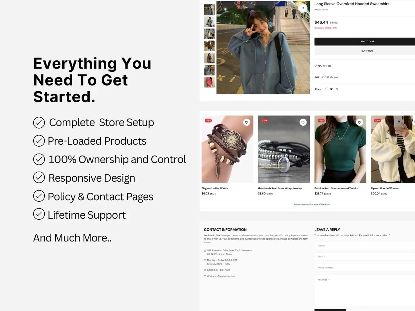 Hip Hop Fashion Shopify Starter Dropship Store & Ecommerce Website The Stores Project