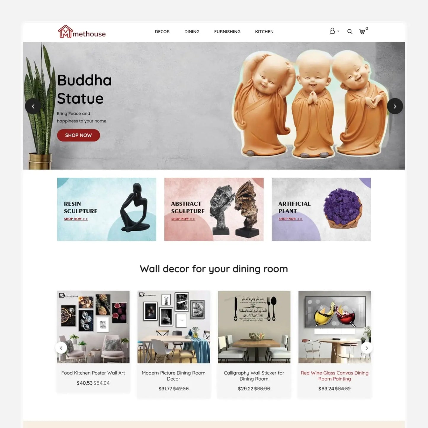 Home Decor Shopify Starter Dropship Store & Ecommerce Website The Stores Project