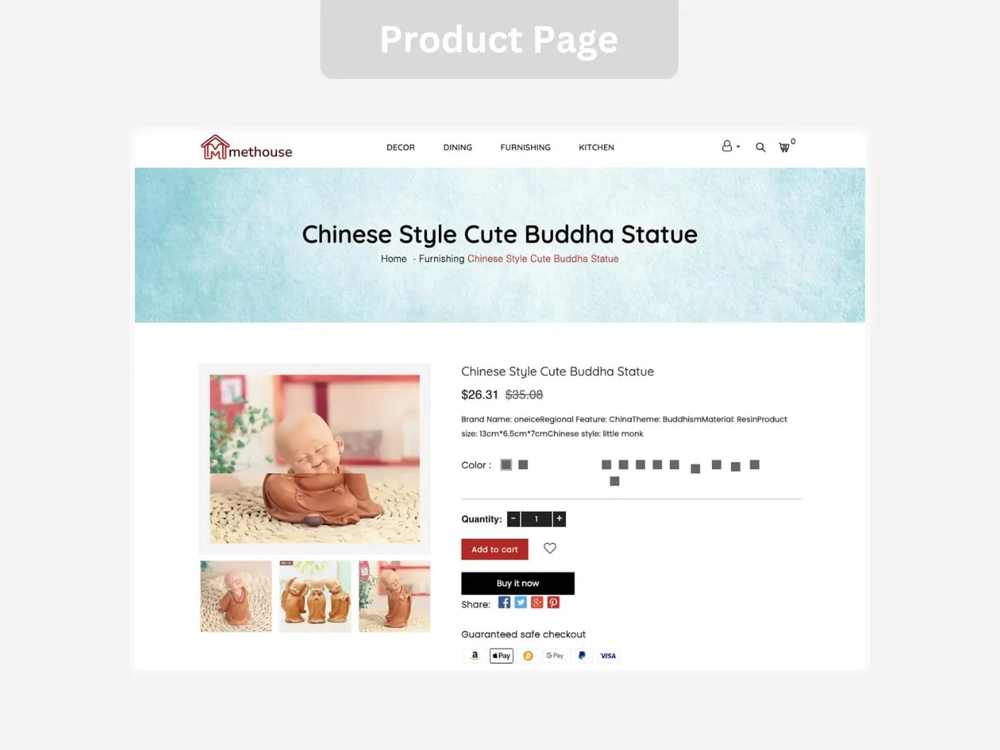 Home Decor Shopify Starter Dropship Store & Ecommerce Website The Stores Project