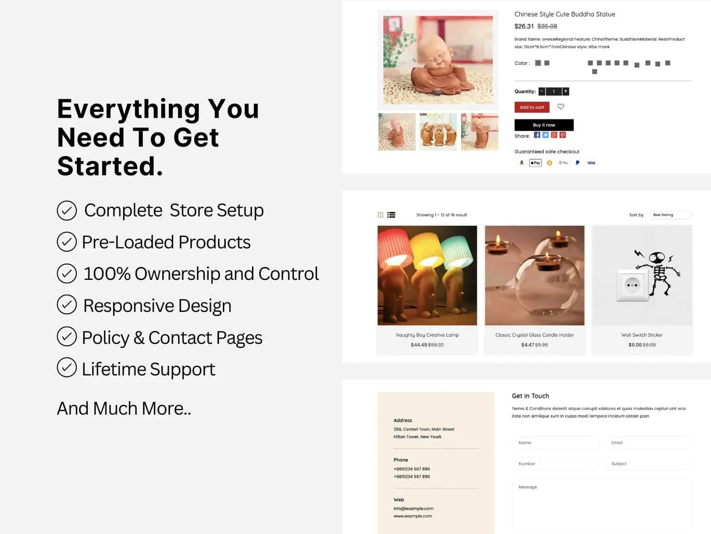 Home Decor Shopify Starter Dropship Store & Ecommerce Website The Stores Project