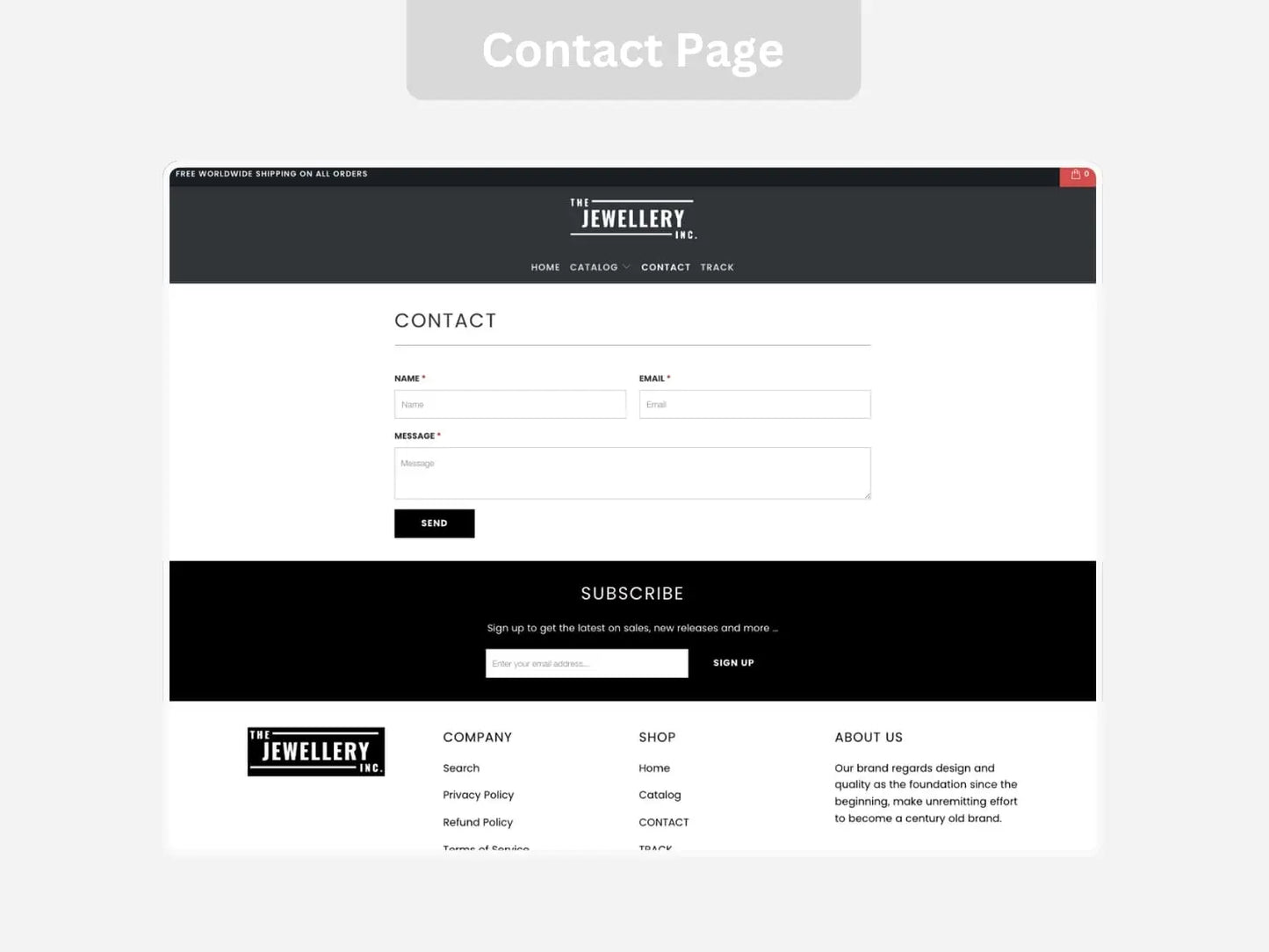 Jewelry Shopify Exclusive Dropship Store & Ecommerce Website The Stores Project