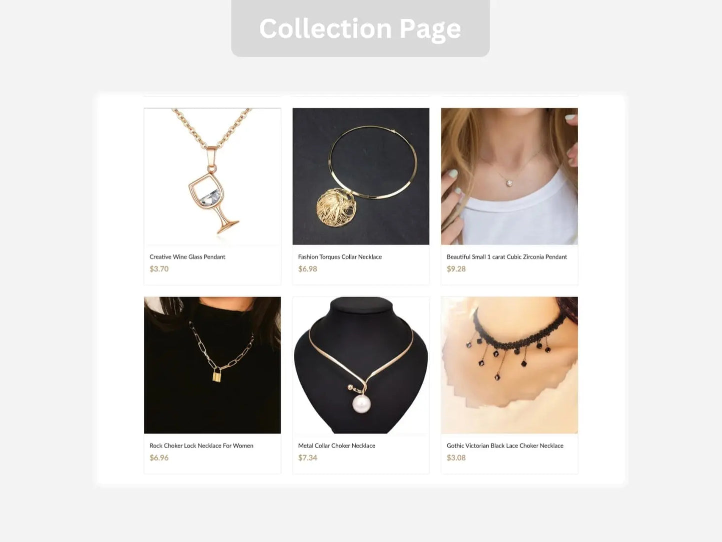 Jewelry Shopify Starter Dropship Store & Ecommerce Website The Stores Project