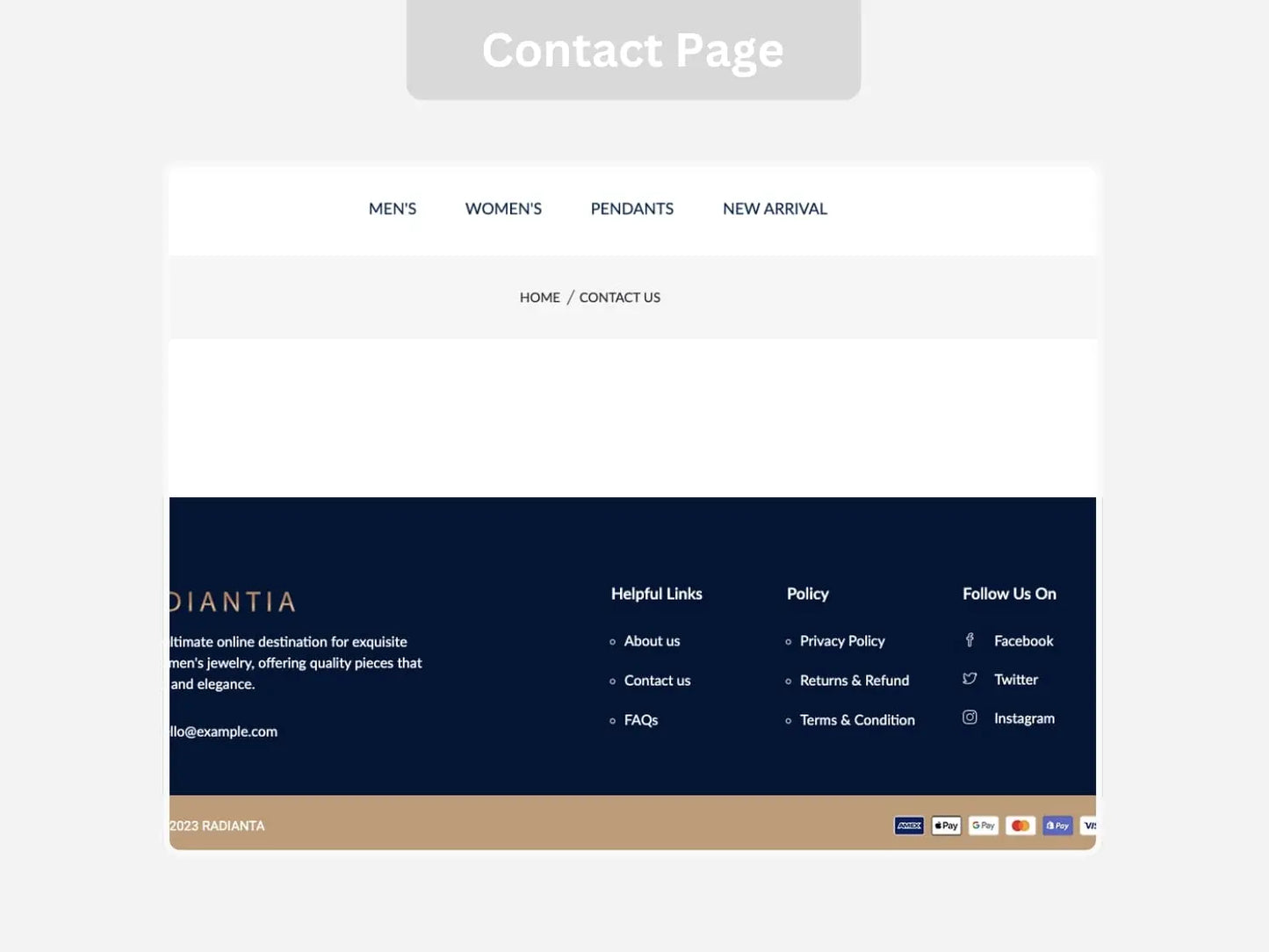 Jewelry Shopify Starter Dropship Store & Ecommerce Website The Stores Project