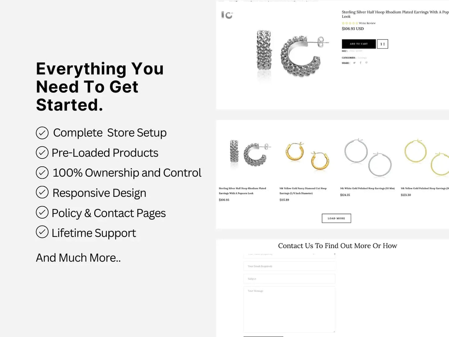Jewelry & Accessories Shopify Premium Dropship Store & Ecommerce Website The Stores Project