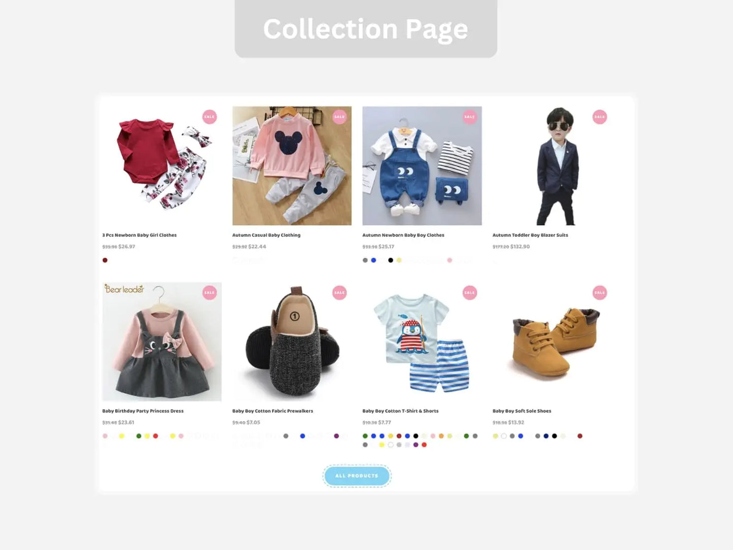 Kids Shopify Starter Dropship Store & Ecommerce Website The Stores Project