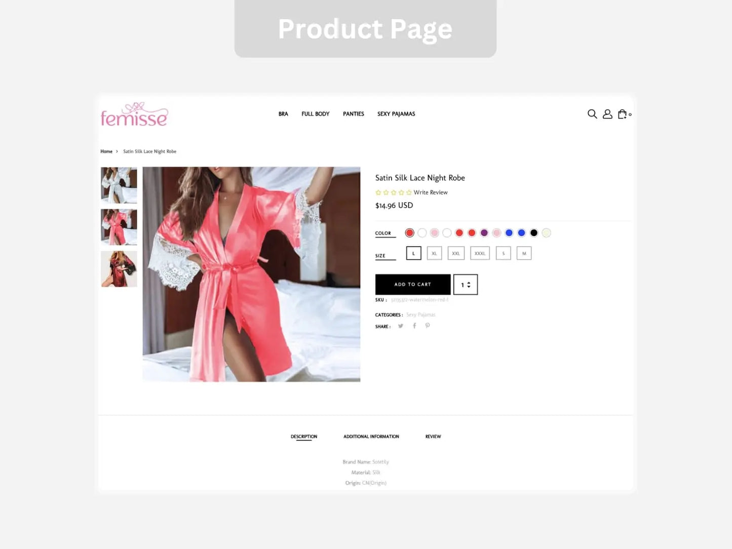 Lingerie Shopify Starter Dropship Store & Ecommerce Website The Stores Project
