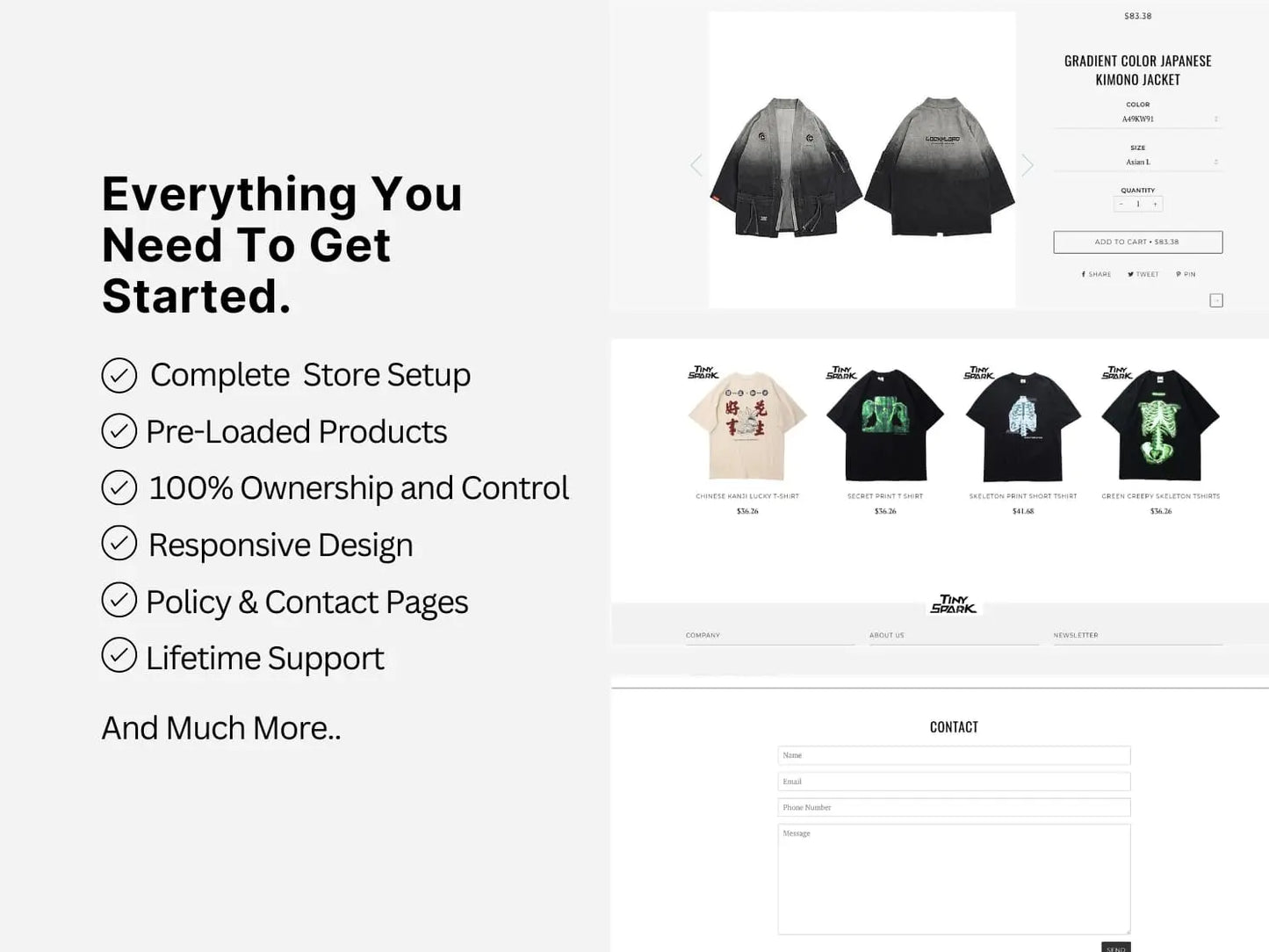 Men's Clothing Shopify Exclusive Dropship Store & Ecommerce Website The Stores Project