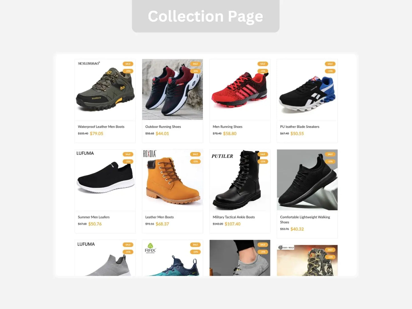 Men’s Shoes Shopify Starter Dropship Store & Ecommerce Website The Stores Project