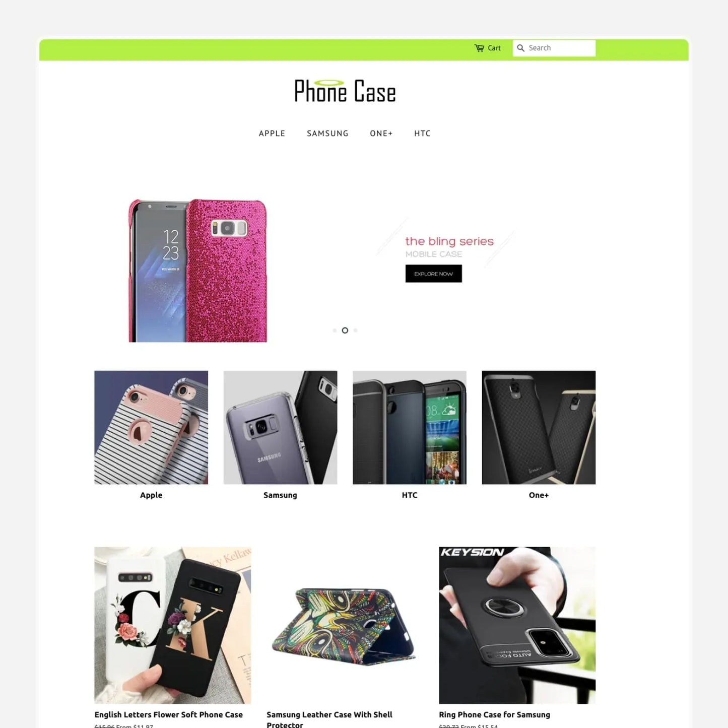 Mobile Phone Shopify Starter Dropship Store & Ecommerce Website The Stores Project