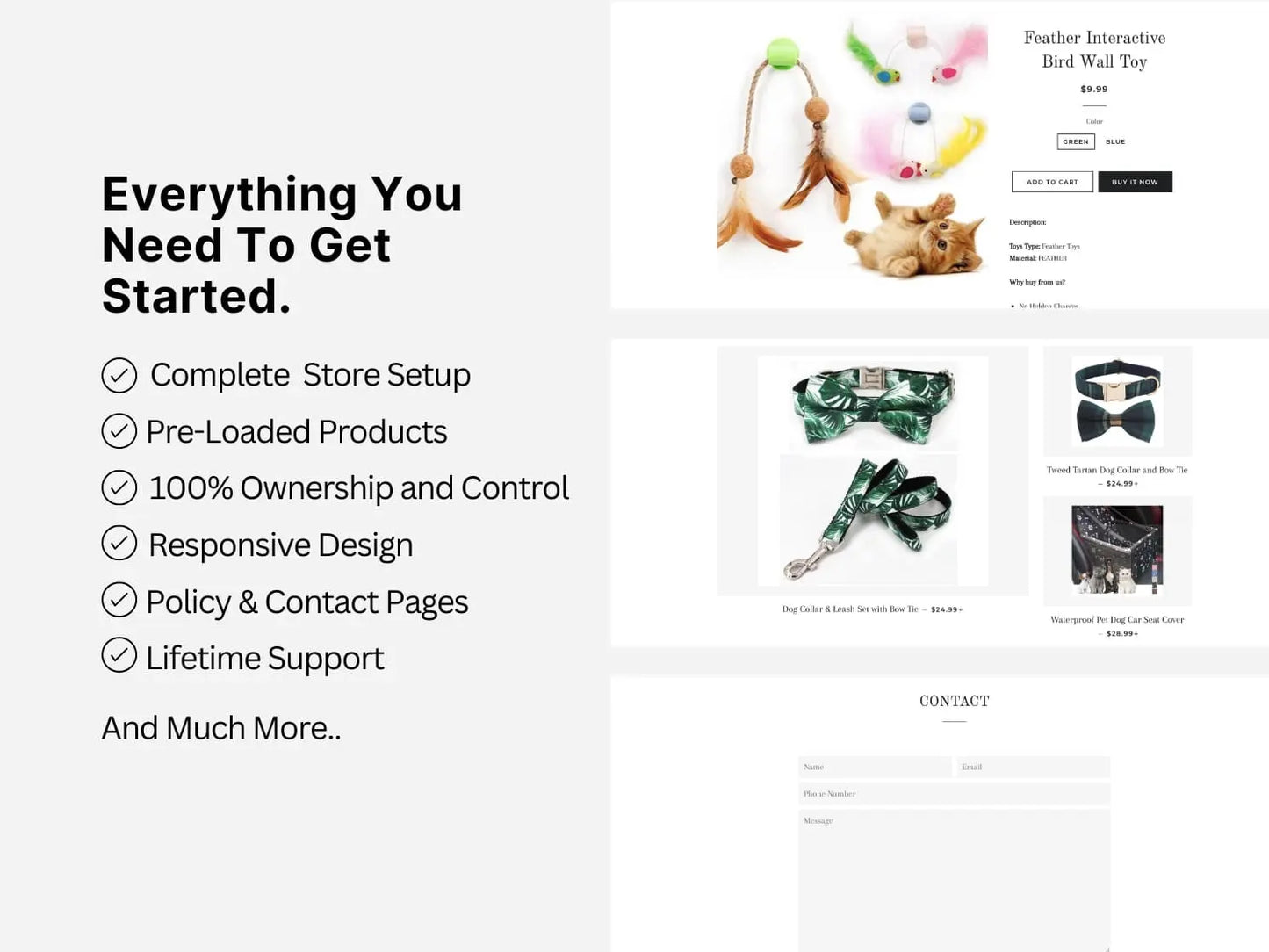 Pets Shopify Exclusive Dropship Store & Ecommerce Website The Stores Project