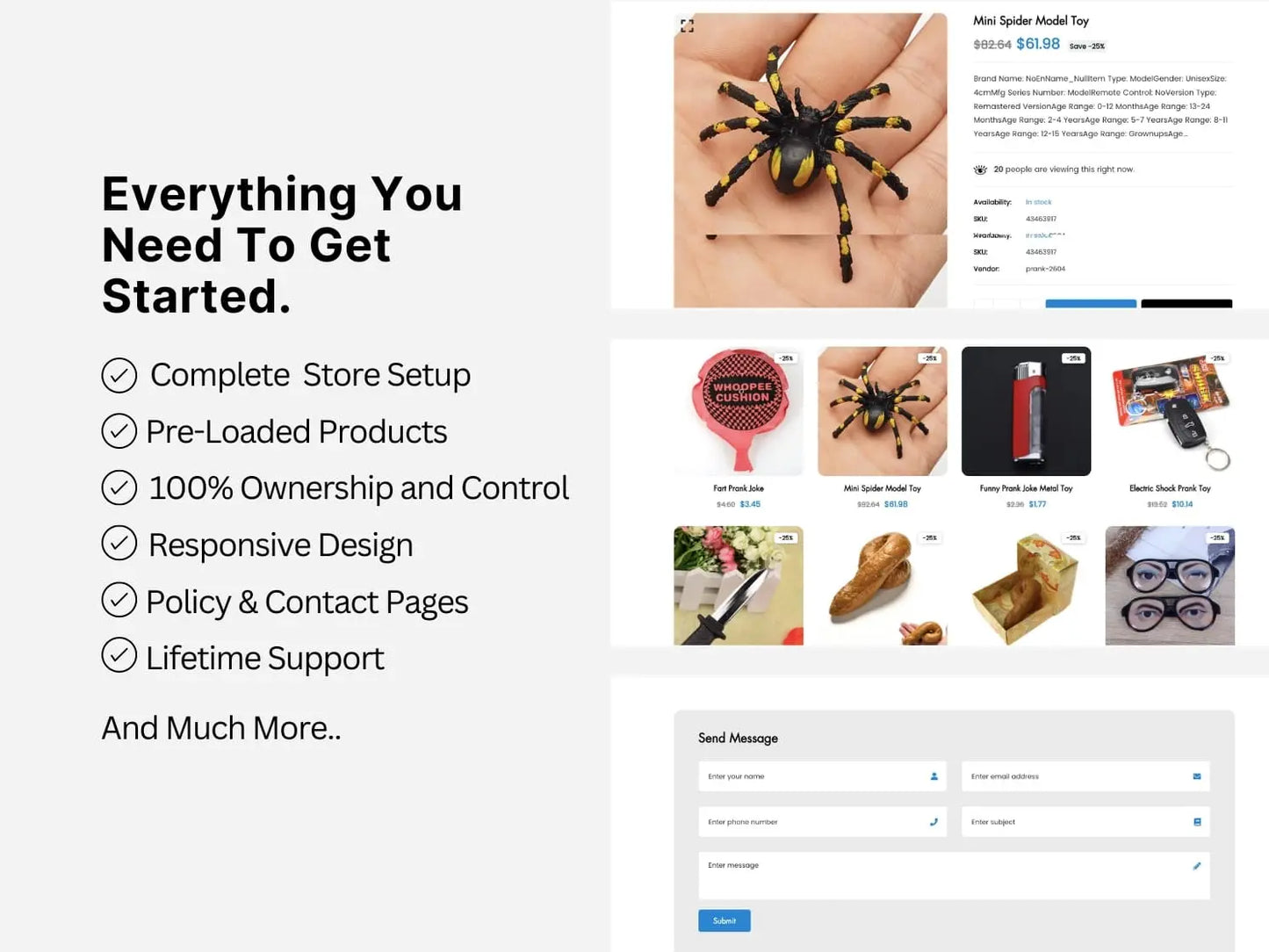 Purses Shopify Starter Dropship Store & Ecommerce Website The Stores Project
