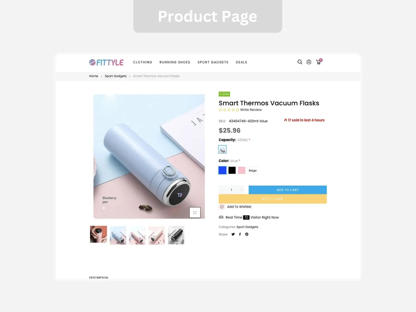 Sports Wear Shopify Starter Dropship Store & Ecommerce Website The Stores Project