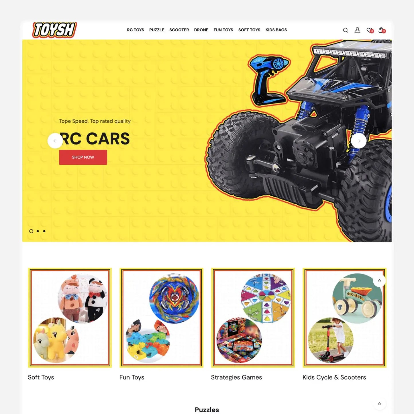 Toys Shopify Premium Dropship Store & Ecommerce Website The Stores Project