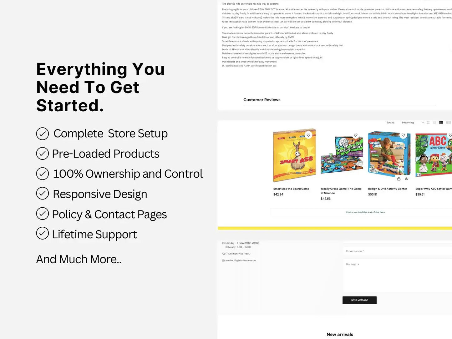 Toys Shopify Premium Dropship Store & Ecommerce Website The Stores Project