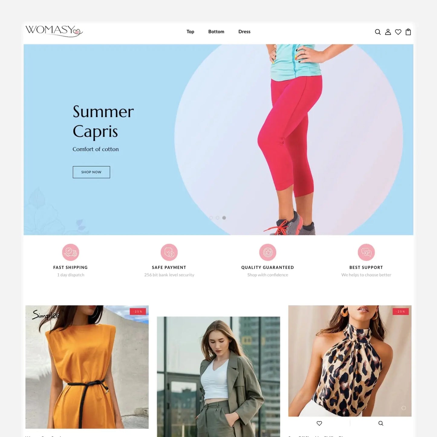 Trendy Chick Shopify Starter Dropship Store & Ecommerce Website The Stores Project