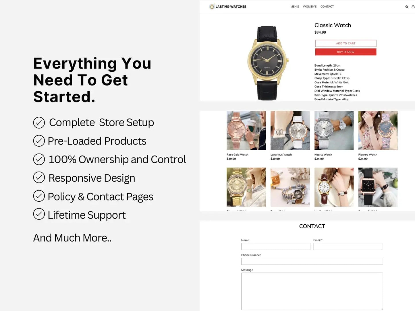 Watch Shopify Exclusive Dropship Store & Ecommerce Website The Stores Project