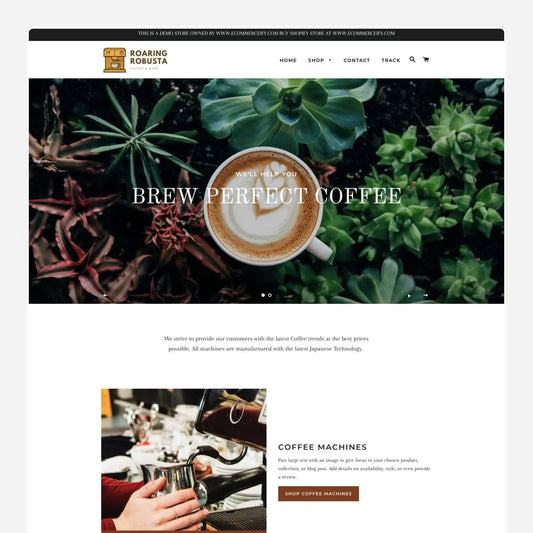 Coffee Shopify Exclusive Dropship Store & Ecommerce Website The Stores Project