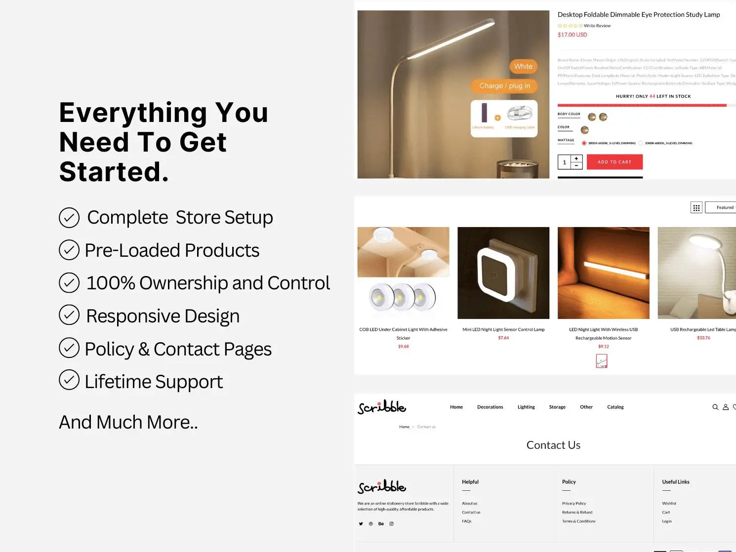 College Things Shopify Starter Dropship Store & Ecommerce Website The Stores Project