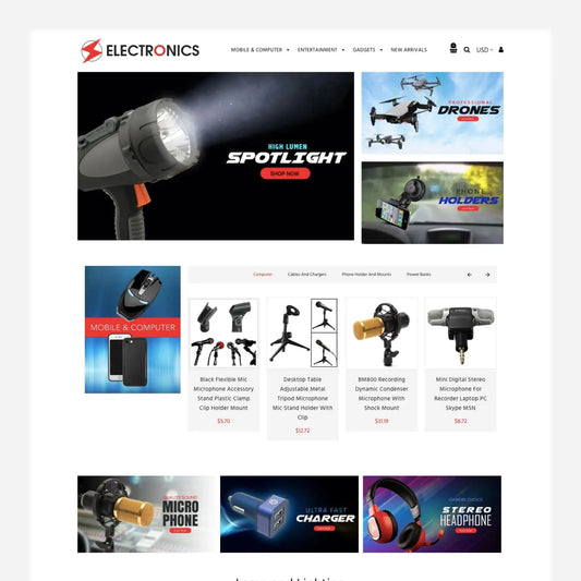 Electronic Gadgets Shopify Needs Premium Dropship Store & Ecommerce Website The Stores Project