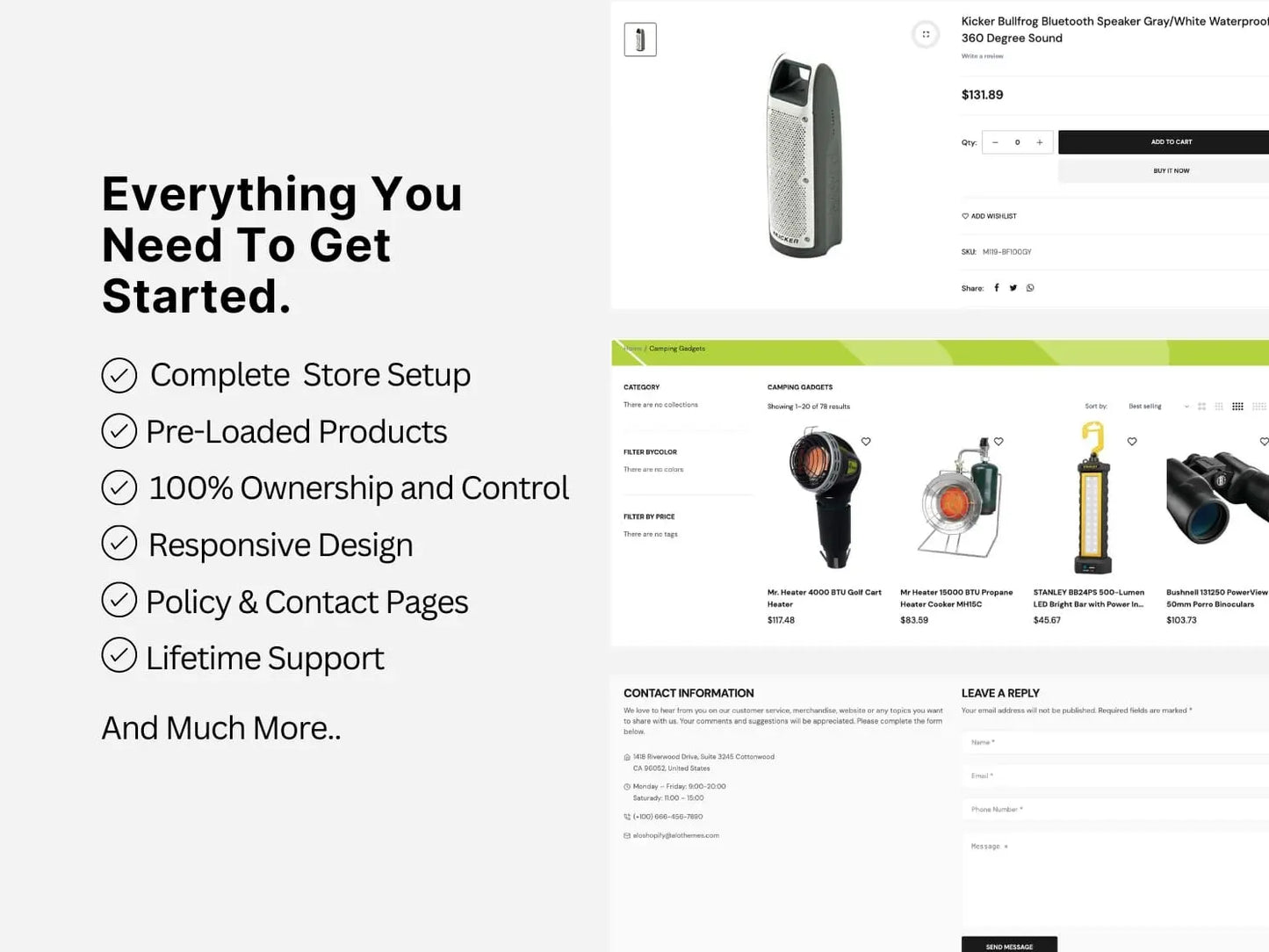 Gadgets Shopify Premium Dropship Store & Ecommerce Website The Stores Project