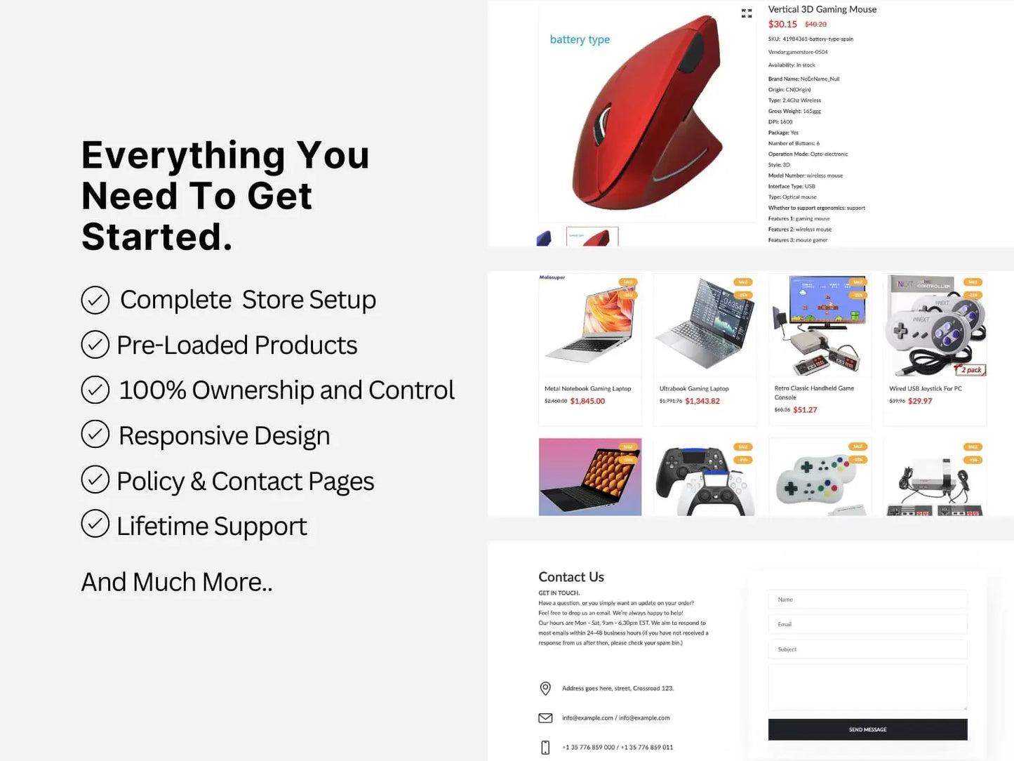 Game Shopify Starter Dropship Store & Ecommerce Website The Stores Project