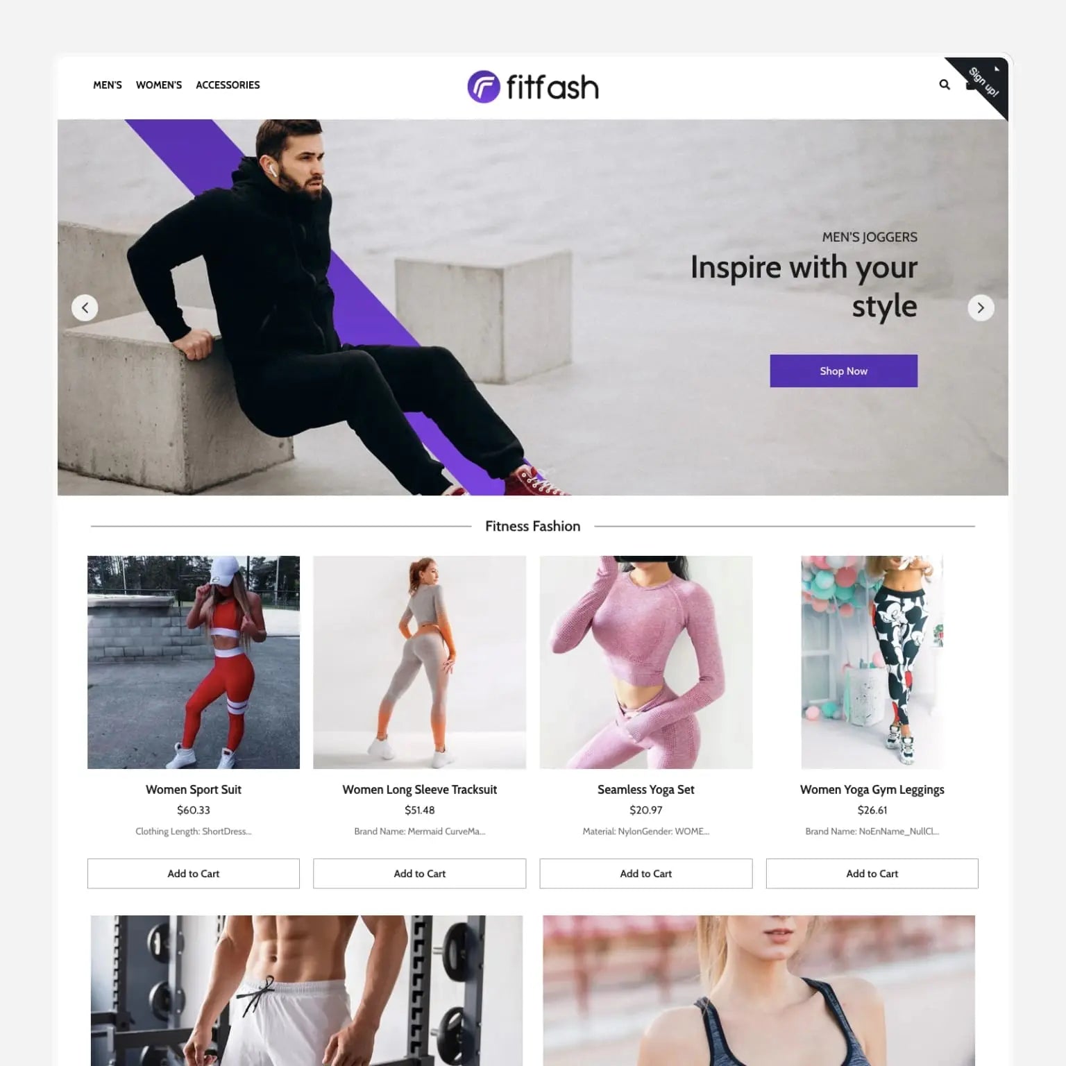 Gym Needs Shopify Starter Dropship Store & Ecommerce Website The Stores Project