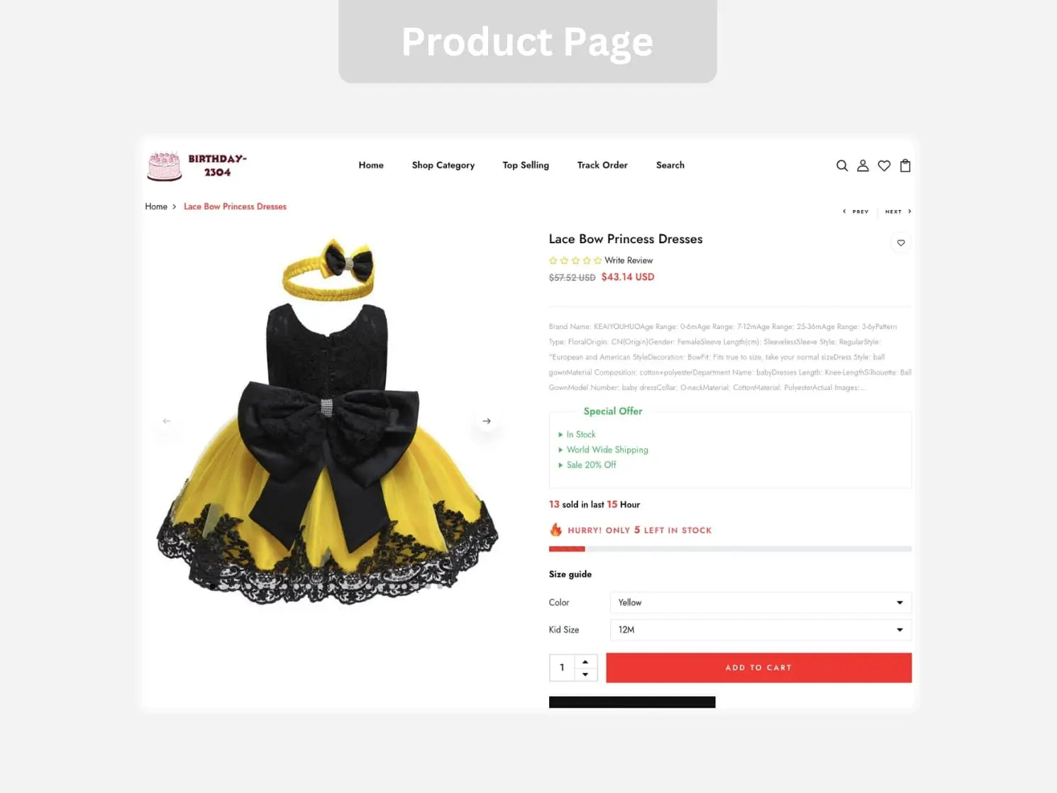 Happy Birthday Shopify Starter Dropship Store & Ecommerce Website The Stores Project