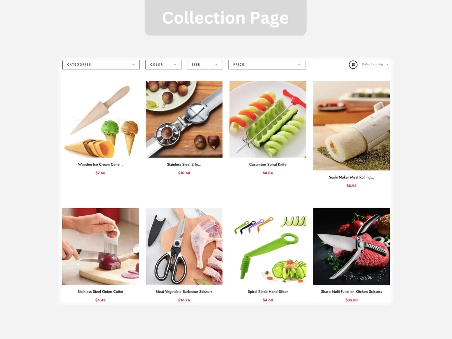 Kitchen Mart Shopify Starter Dropship Store & Ecommerce Website The Stores Project